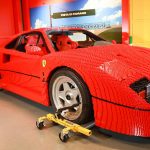 Life-Size Model of the Classic Ferrari F40 Is Made of 358,000 Legos