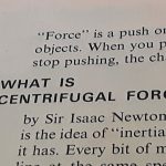 The Tell Me Why Series: Centrifugal Force and Light