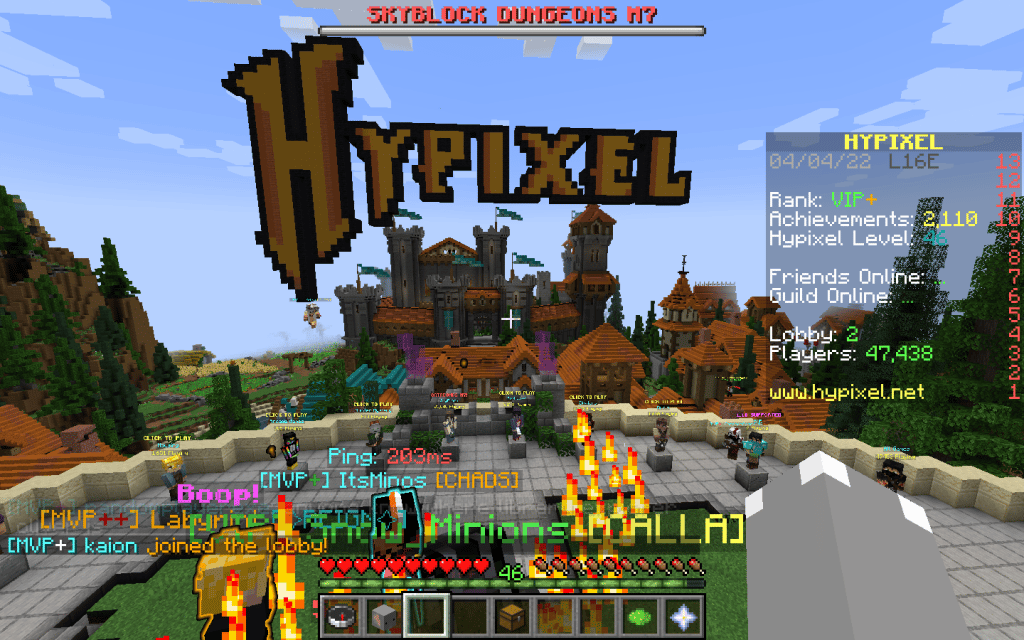 Hypixel Mini-Games and Adventures Server Minecraft Server