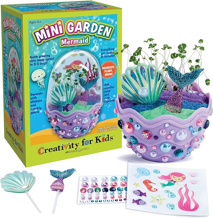 Mini Garden: Mermaid Terrarium Kit