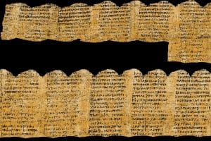 Scholars Use AI To Decipher Ancient Scroll Burned During Mount Vesuvius Eruption