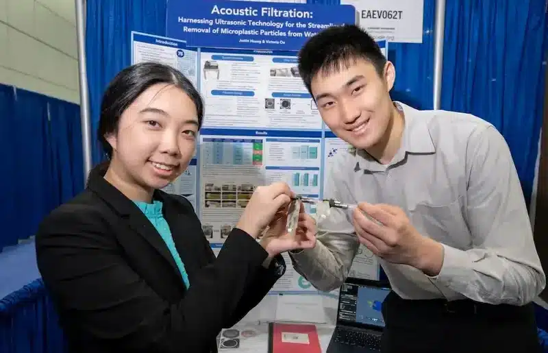 Two Teens Invented Innovative Device to Combat Microplastics Pollution