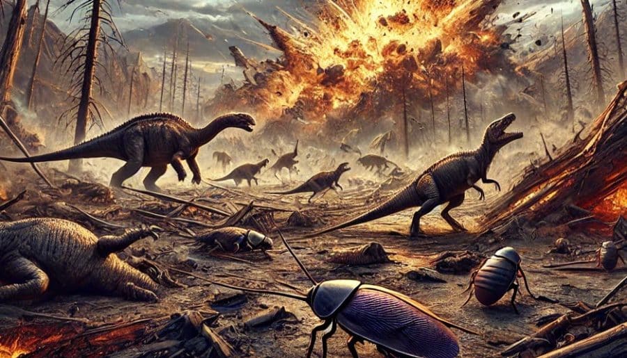 How Did Cockroaches Survive the Asteroid that Killed the Dinosaurs?